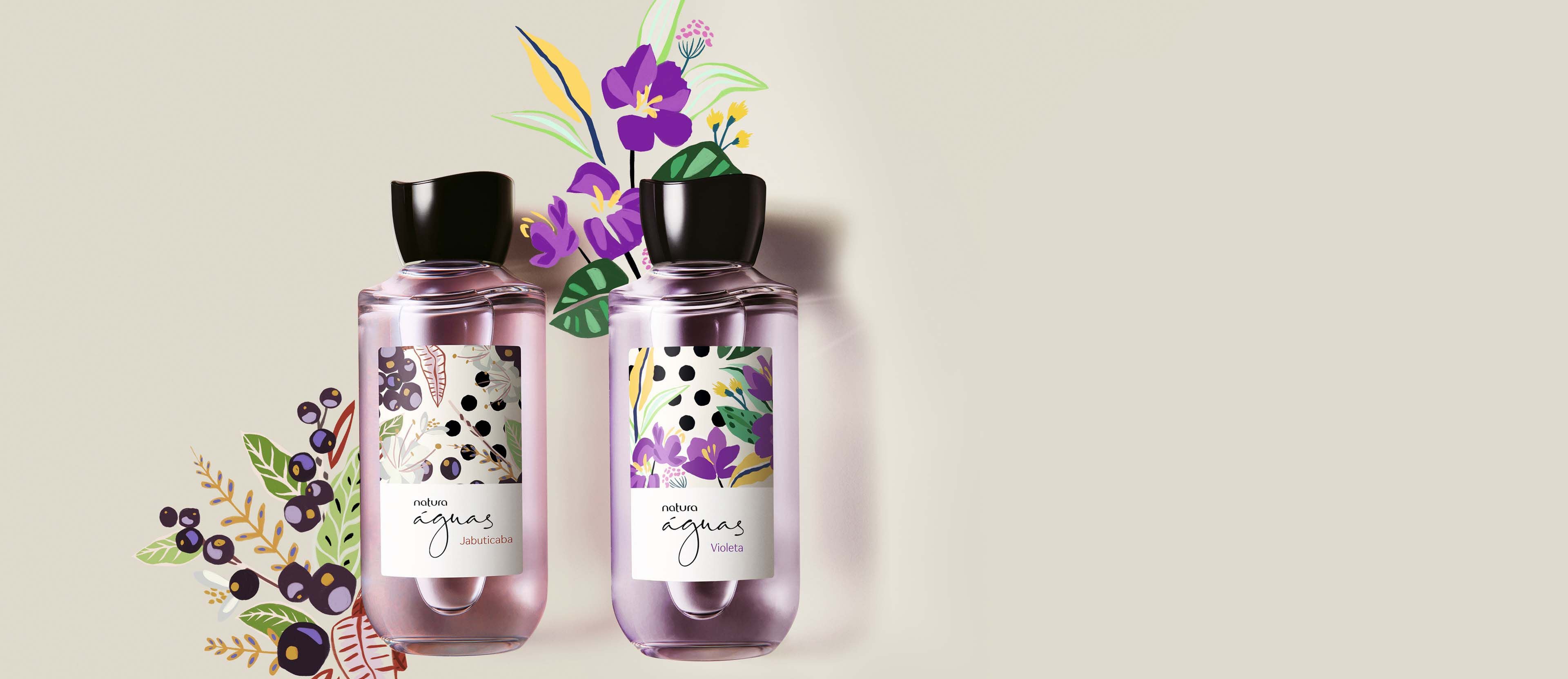 Kit Águas Violeta e Jabuticaba Feminino(2 produtos)