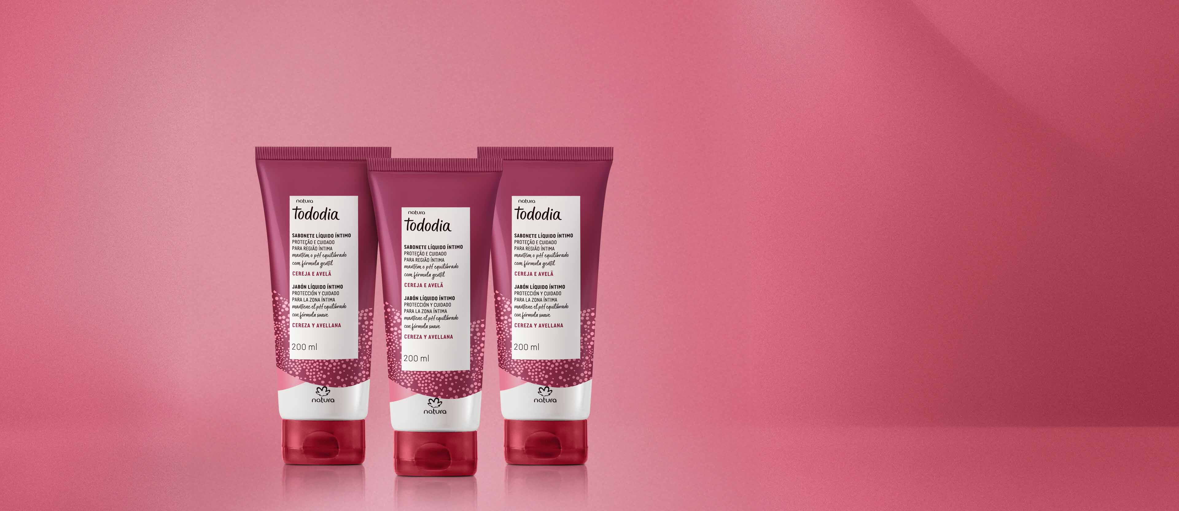 Kit Sabonete Líquido Íntimo Tododia Cereja e Avelã