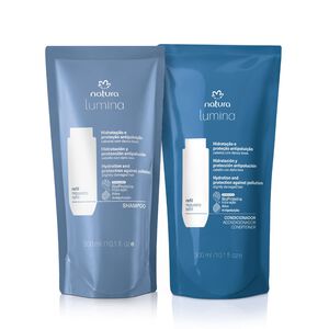 Kit Refis Shampoo e Condicionador Lumina Hidratação e Proteção Antipoluição
