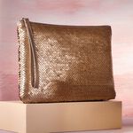 Nécessaire Paetê Dourado Edição Especial