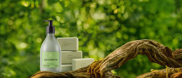 Kit Hidratante Corporal e Sabonete em Barra Ekos Menta Amazônica (2 produtos)