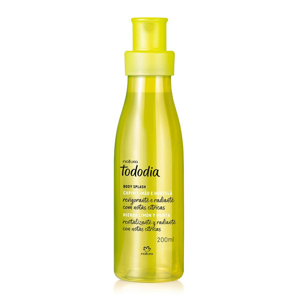 Body Splash Capim Limão e Hortelã Tododia 200 ml