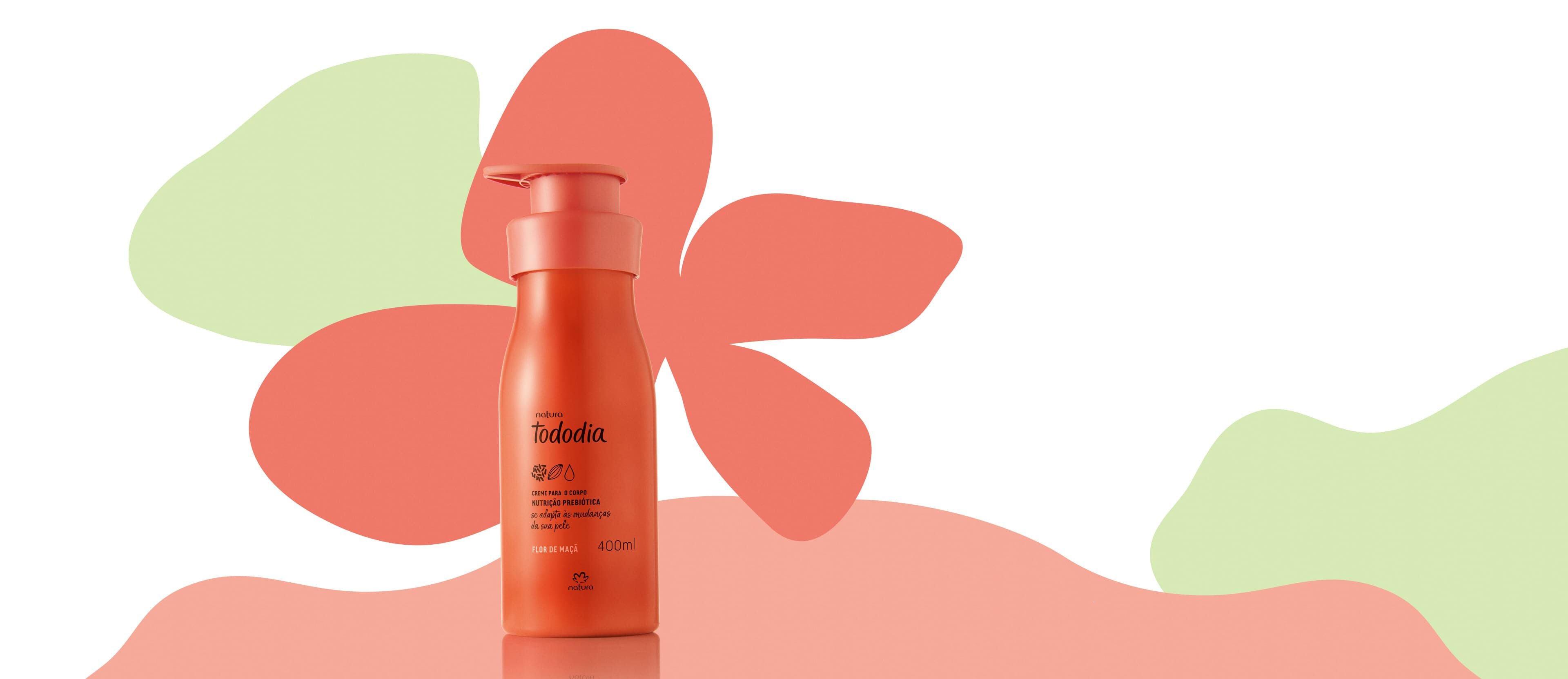 Creme Desodorante Nutritivo para o Corpo Tododia Flor de Maçã