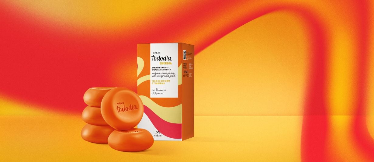 Sabonete em Barra Puro Vegetal Tododia Energia