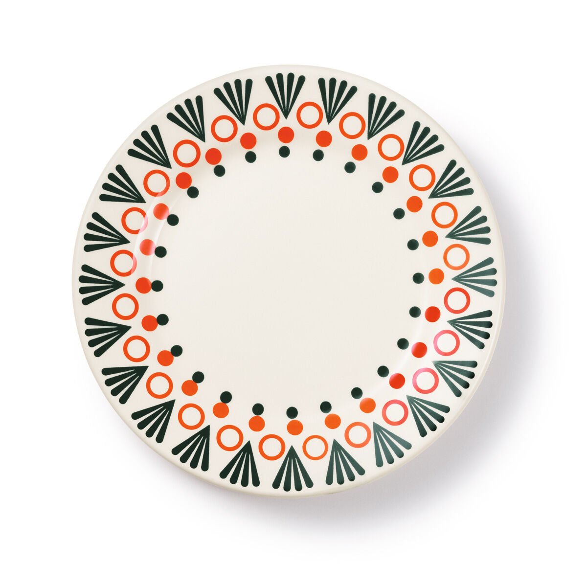 Prato de Sobremesa Cerâmica Crer Para Ver