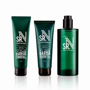 Kit Sr. N, Creme de Barbear e Gel Pós Barba (3 produtos)