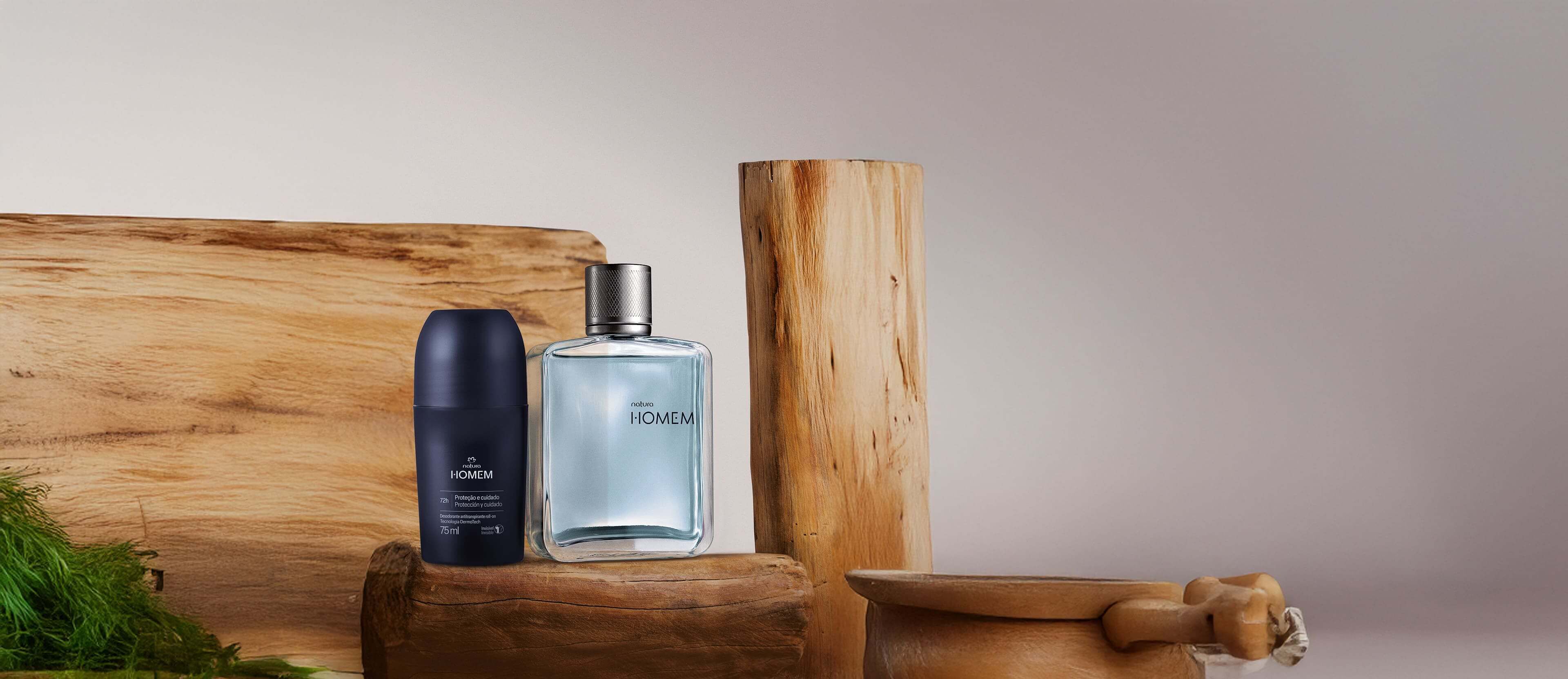 Kit Natura Homem e Desodorante Roll-on (2 produtos)