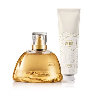 Kit Eau De Parfum e Creme para as Mãos Natura Aura Alba (2 produtos)