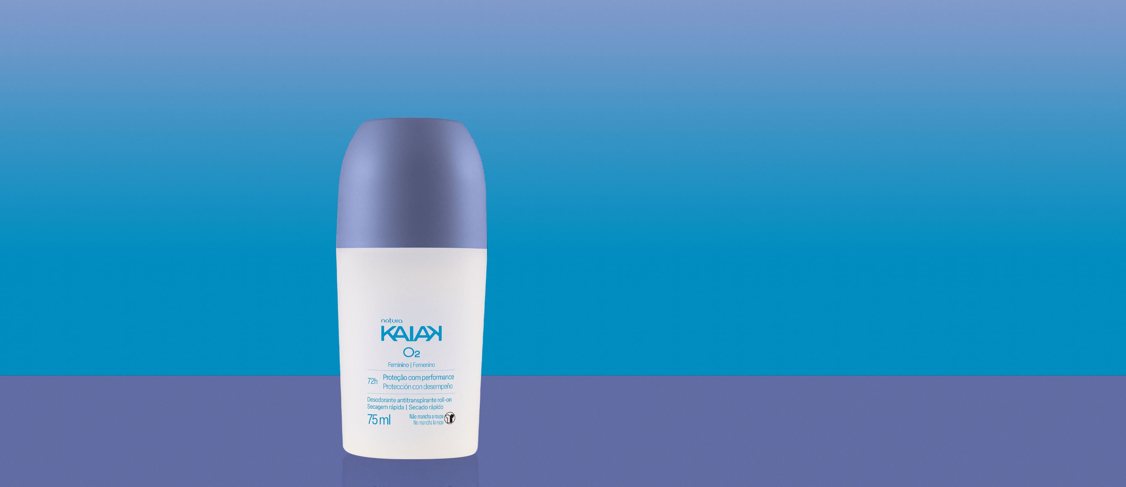 Desodorante Antitranspirante Roll-on Kaiak O2 Feminino