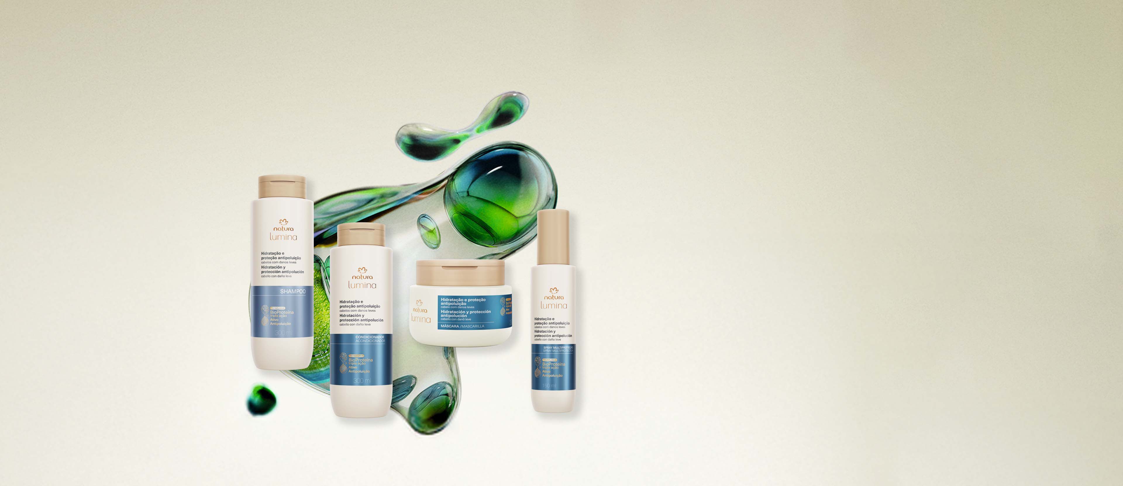 Kit Lumina Hidratação e Proteção Antipoluição