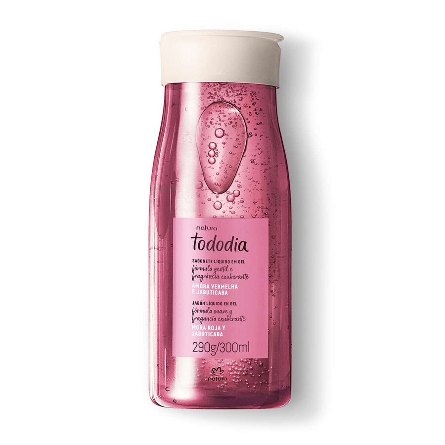 Jabón Líquido en Gel Tododia Mora Roja y Jabuticaba 300ml