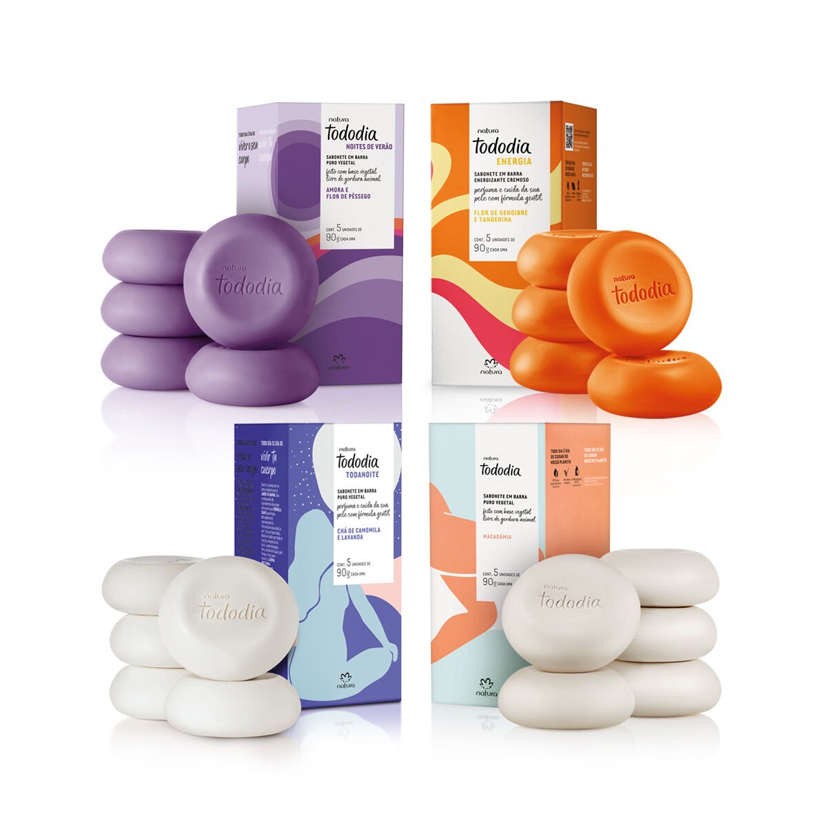 Kit Sabonetes em Barra Tododia com 4 Caixas