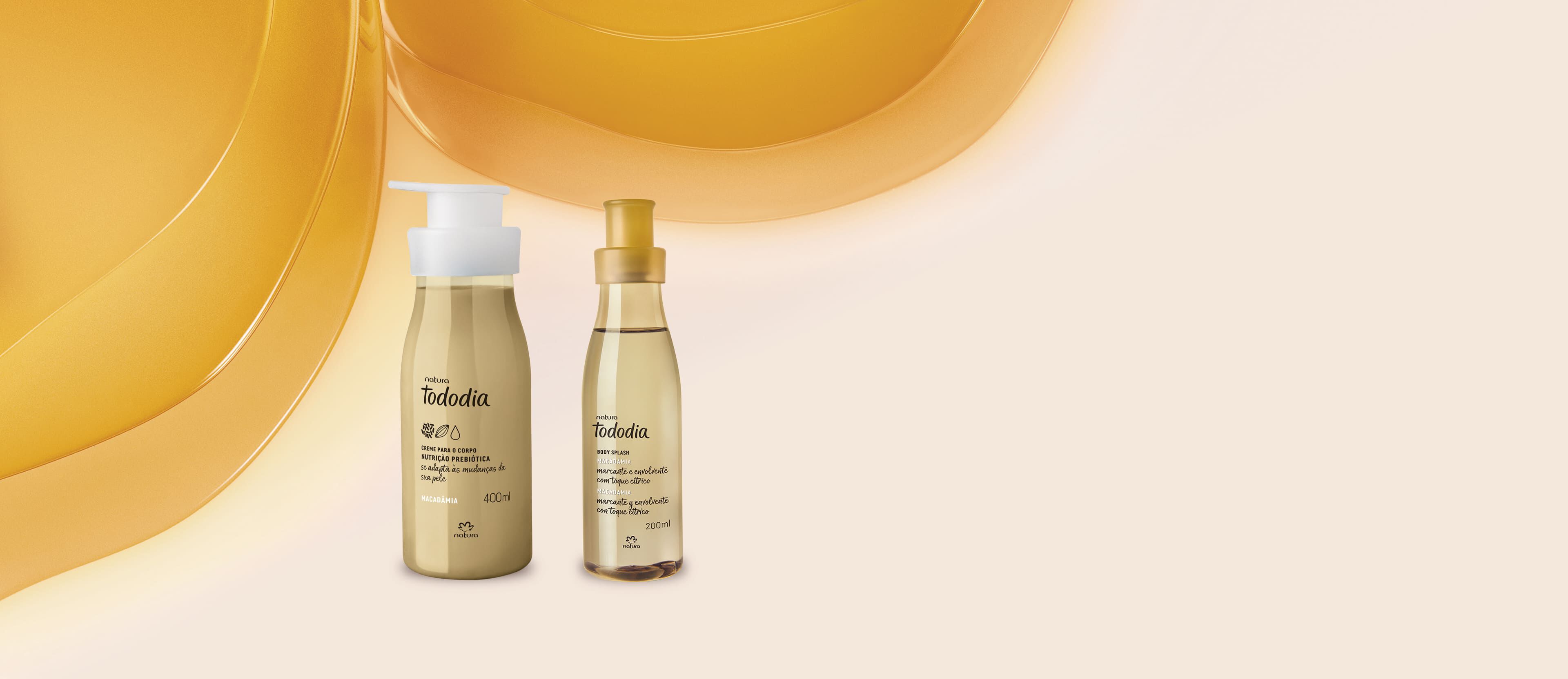 Kit Tododia Macadâmia com Hidratante e Body Splash (2 produtos)