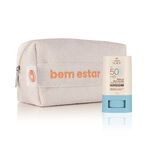 Kit Protetor Solar Facial Stick FPS 50 e Nécessaire Natura Solar
