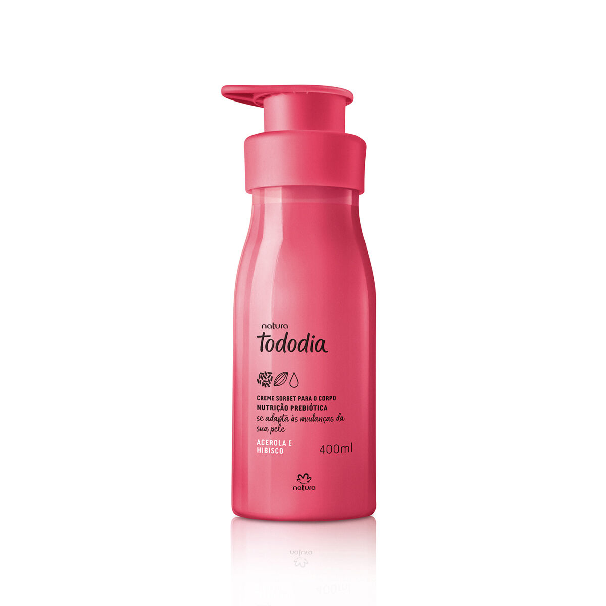 Creme Sorbet Desodorante Nutritivo para O Corpo Tododia Acerola e Hibisco 400 Ml