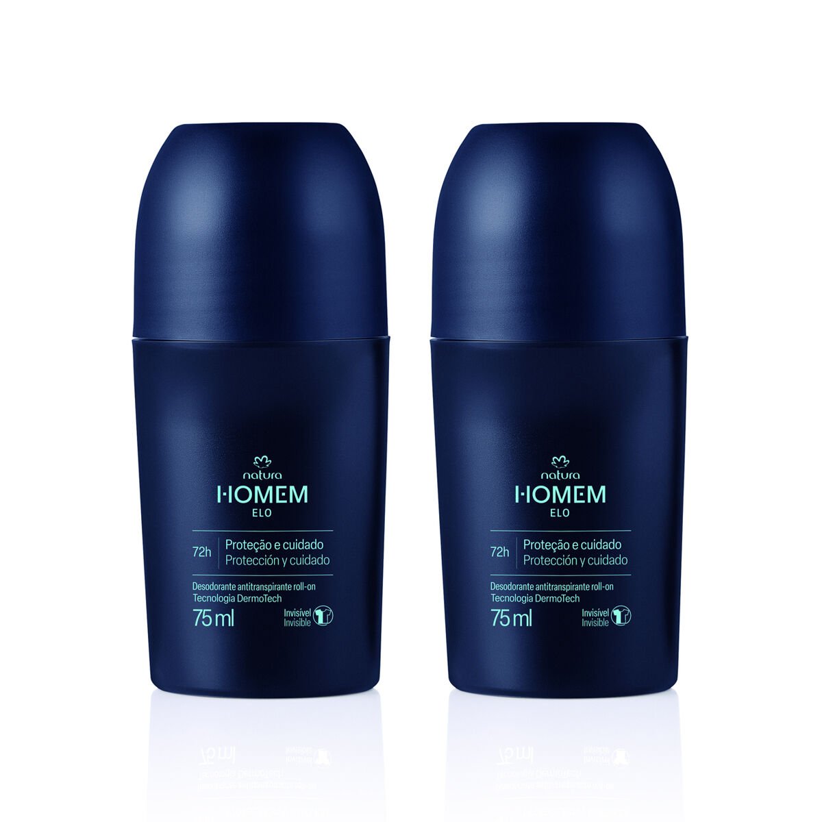 Kit Desodorante Antitranspirante Roll-On Natura Homem Elo (2 unidades)