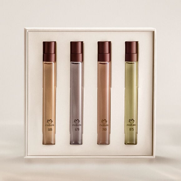 Coleção Eau de Parfum Natura Alta Perfumaria 4 unidades 10ml