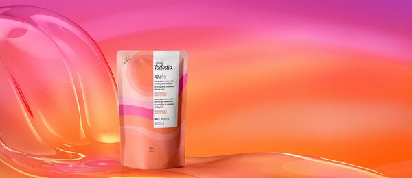 Refil Creme Sorbet Desodorante Nutritivo para o Corpo Tododia Manga Rosa e Água de Coco