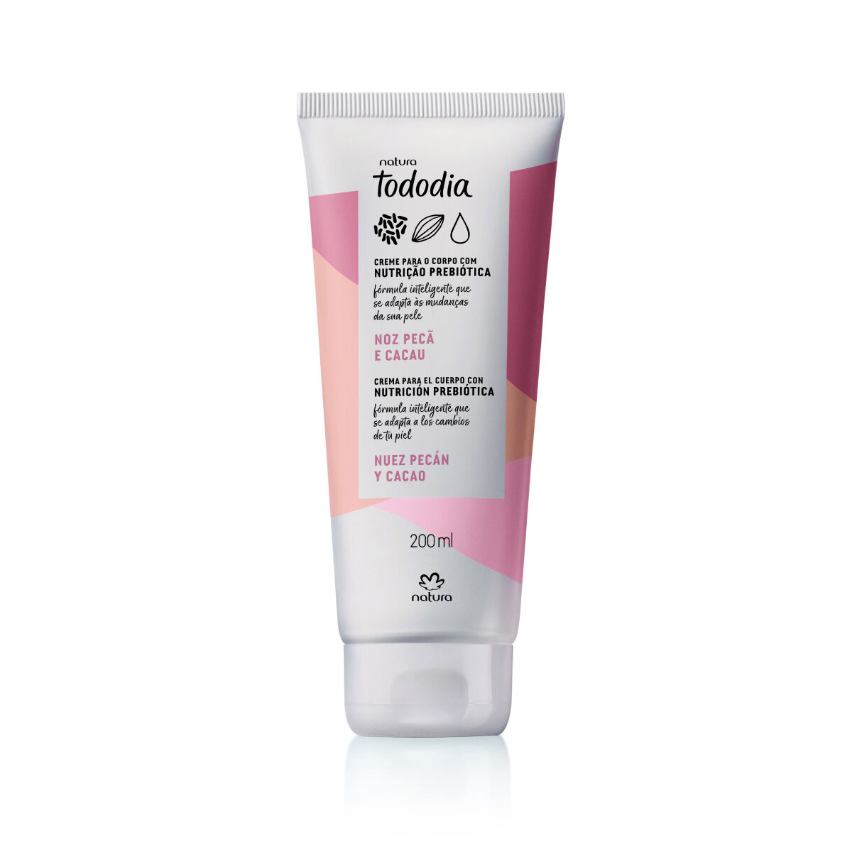 Creme Desodorante Nutritivo para O Corpo Tododia Noz Peca e Cacau 200 Ml