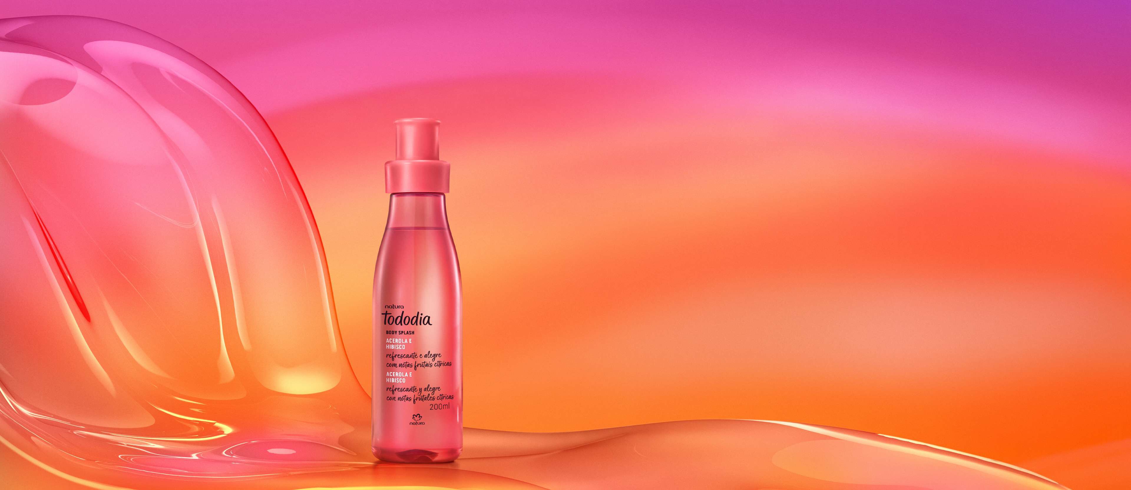 Body Splash Tododia Acerola e Hibisco 200 ml