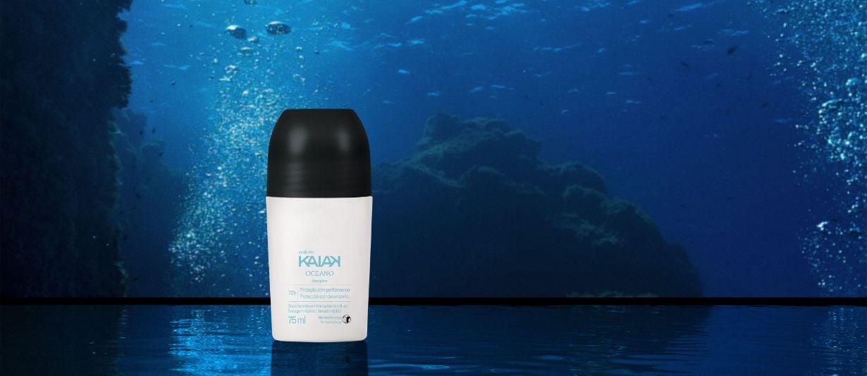 Desodorante Antitranspirante Roll-on Kaiak Oceano Masculino
