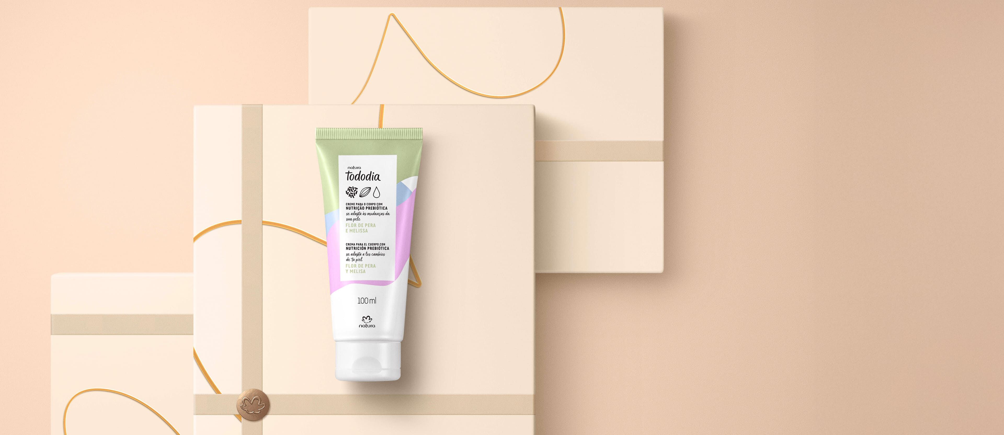 Creme Desodorante Nutritivo para o Corpo Tododia Flor de Pera e Melissa