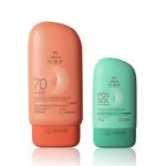 Kit Protetor Solar Corporal FPS 70 e Gel Hidratante Pós-sol Natura Solar