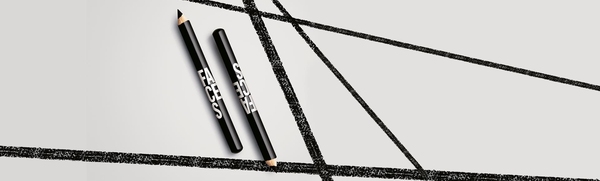 Minilápis Extrapreto para os Olhos Faces