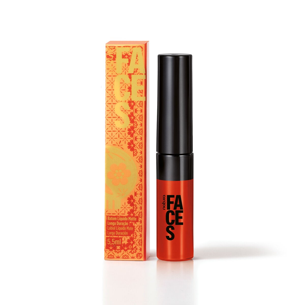 Batom Matte Longa Duracao Faces 5,5 Ml