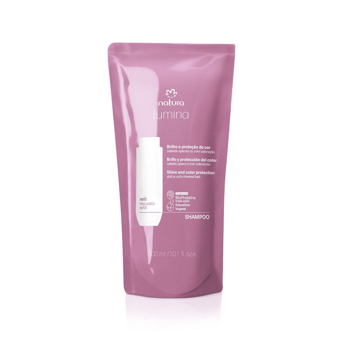 Refil Shampoo Revitalizante para Cabelos Opacos ou com Coloracao Lumina