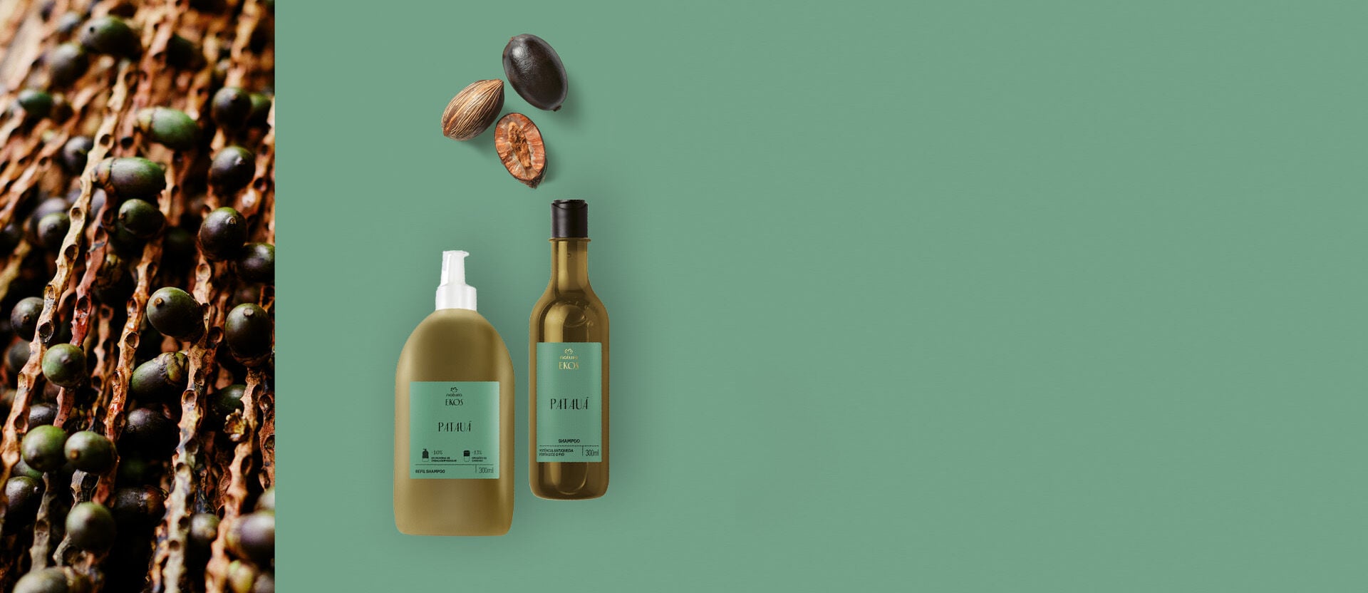 Kit Shampoo Ekos Patauá + Refil (2 produtos)