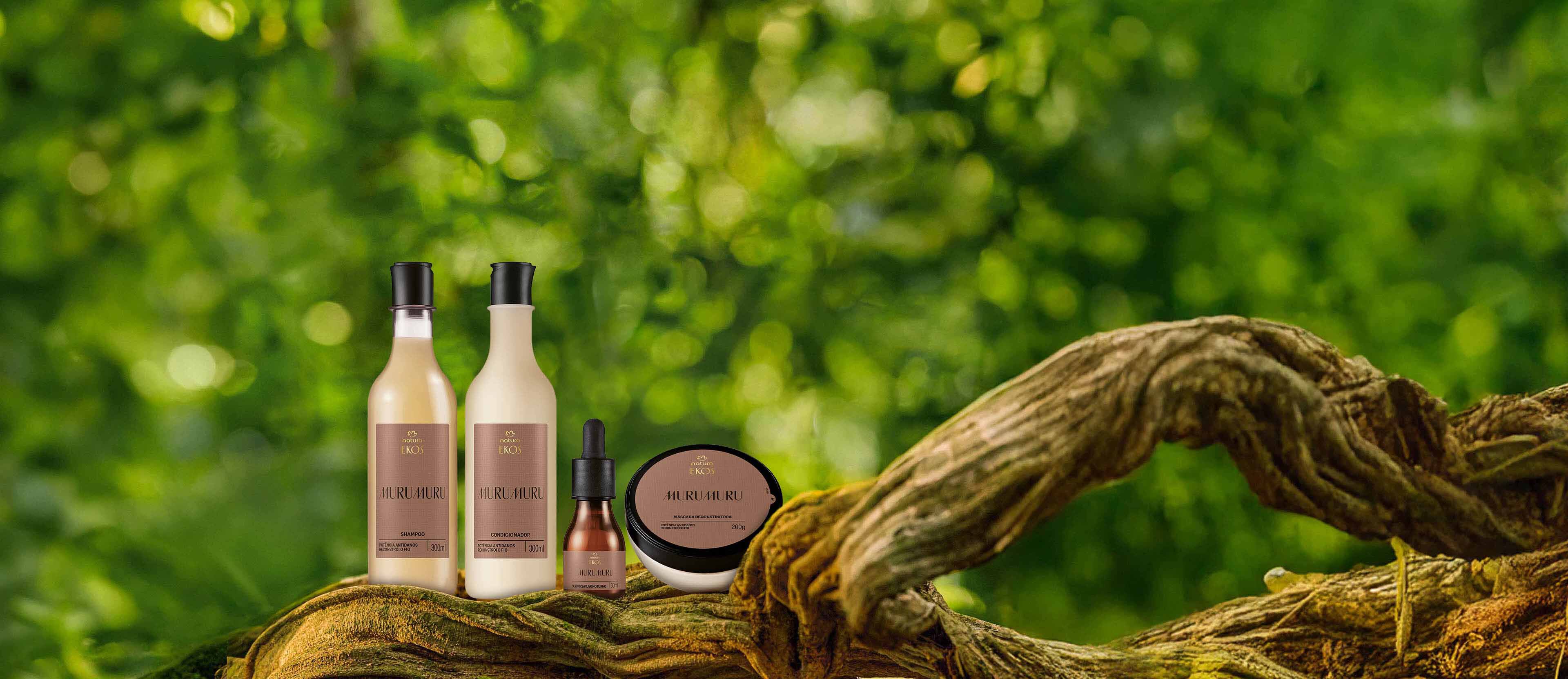 Kit Ekos Murumuru Shampoo, Condicionador, Máscara e Sérum