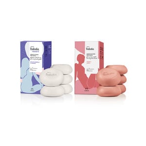 Kit Sabonete em Barra Tododia Tâmara e Canela e Tododia Chá de Camomila e Lavanda (2 caixas)