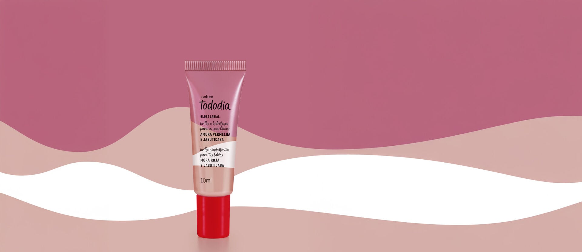 Gloss Labial Tododia Amora Vermelha e Jabuticaba