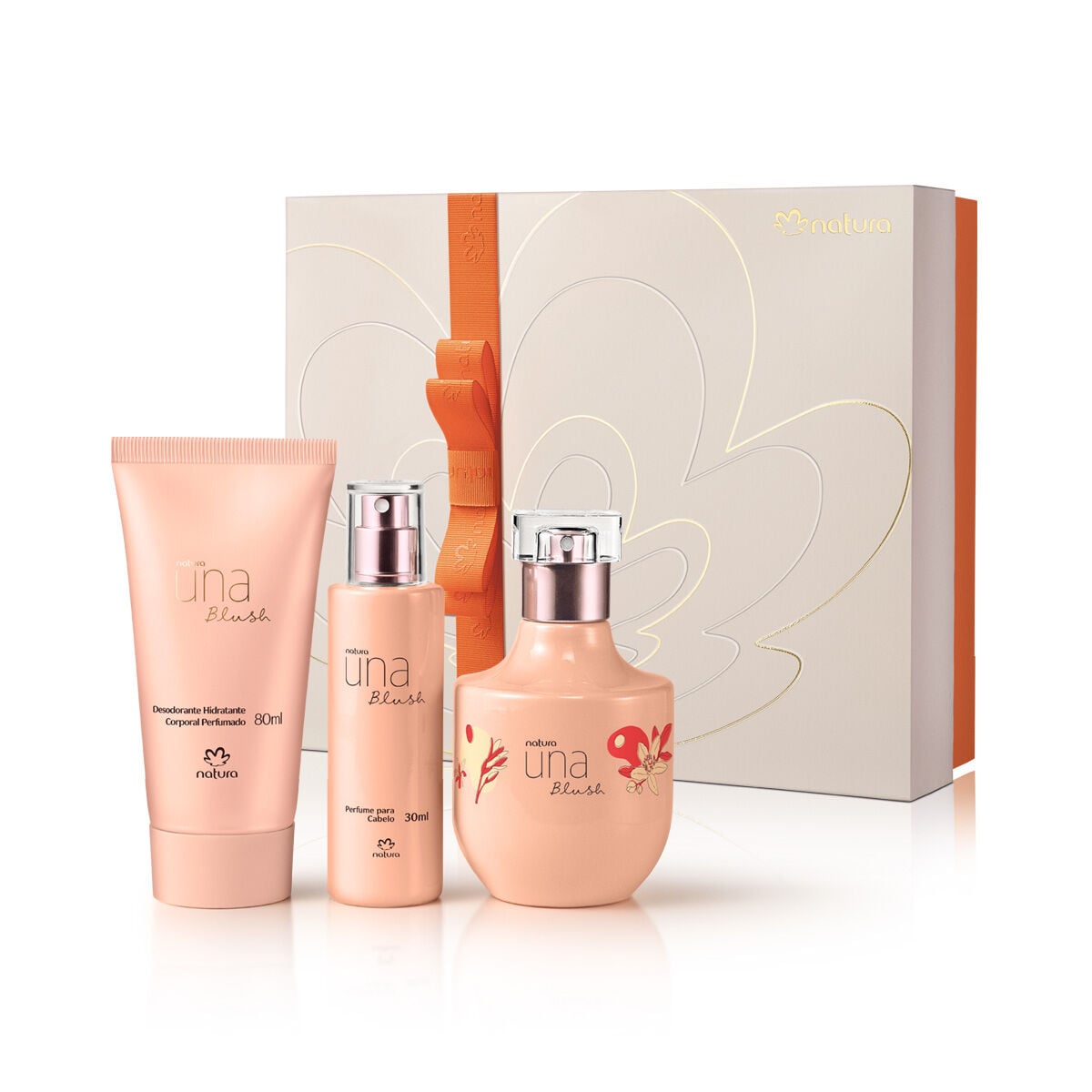 Kit Natura Una Blush Completo (3 Produtos)