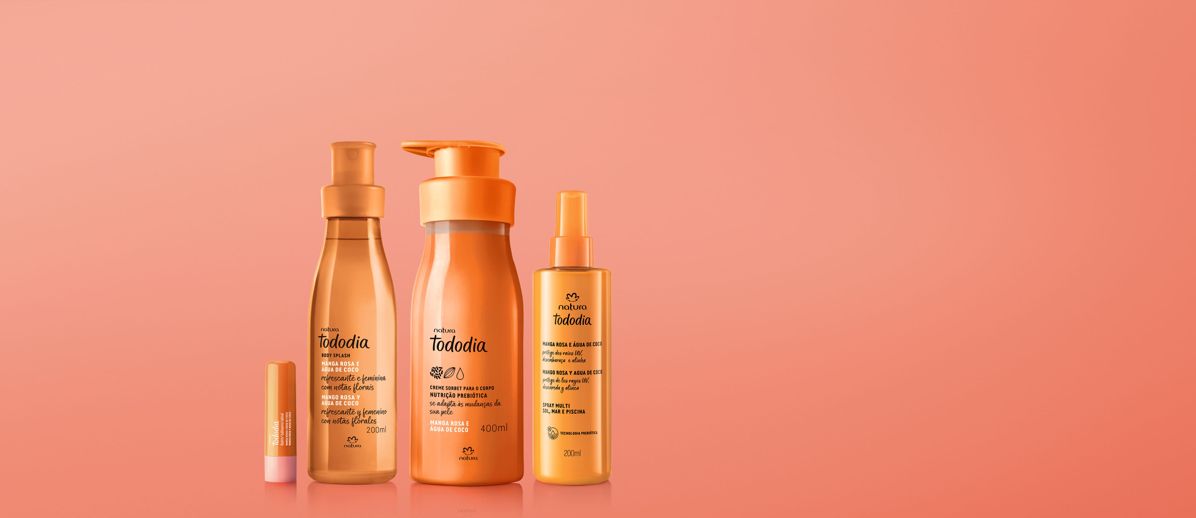 Kit Verão Tododia Manga Rosa e Água de Coco