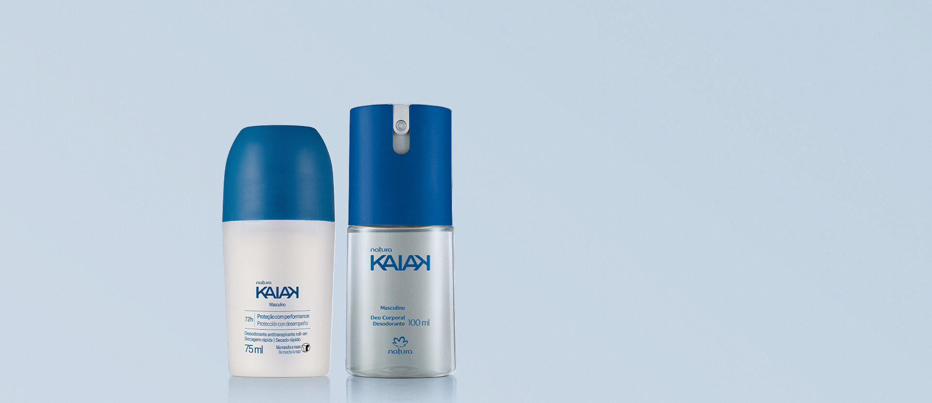 Kit Desodorantes Kaiak Clássico Masculino (2 produtos)