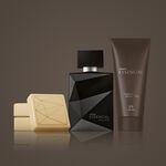 Kit Essencial Exclusivo Masculino, Sabonete em Barra e Creme de Barbear (3 produtos)