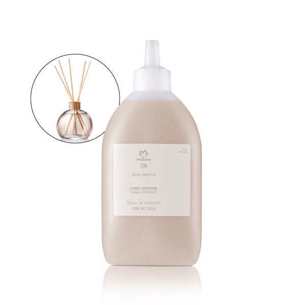 Refil Difusor Natura 774 Rosa Capitiú 200 ml sem vareta