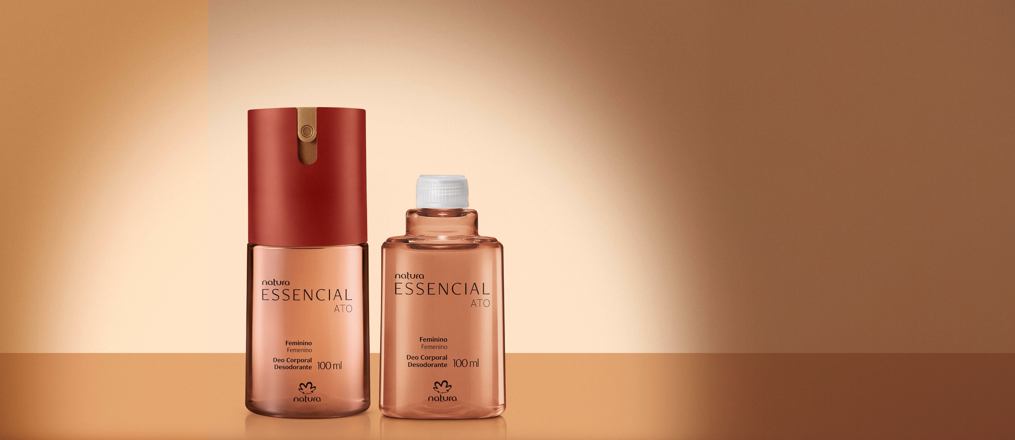 Kit Desodorante Corporal Essencial Ato Feminino com Refil