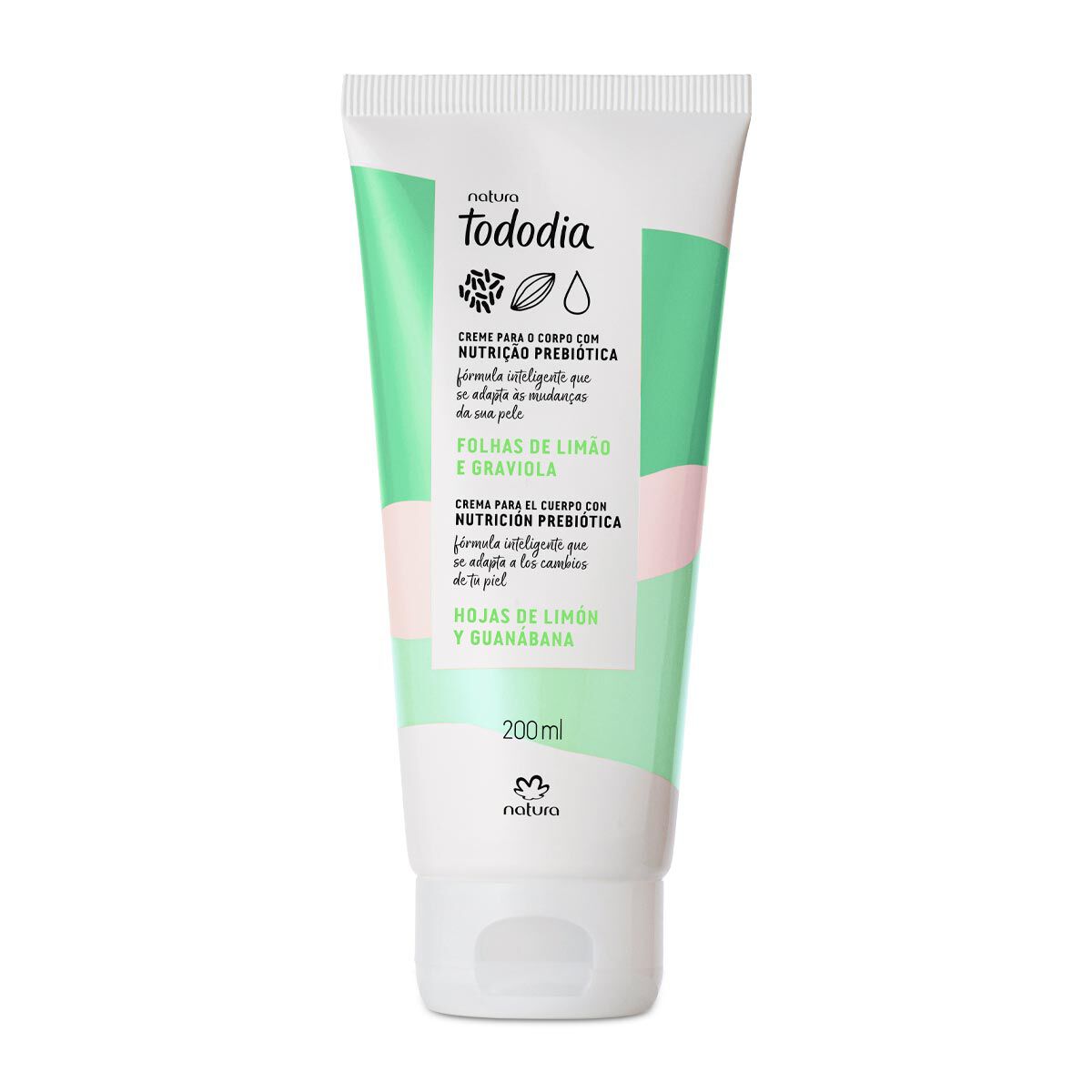 Creme Nutritivo para o Corpo Tododia Folhas de Limão e Graviola