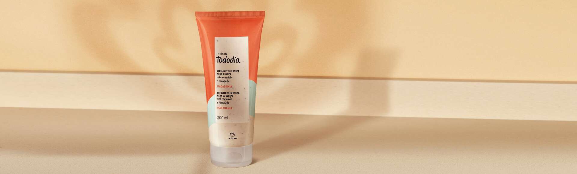 Esfoliante em Creme para o Corpo Tododia Macadâmia 200 ml