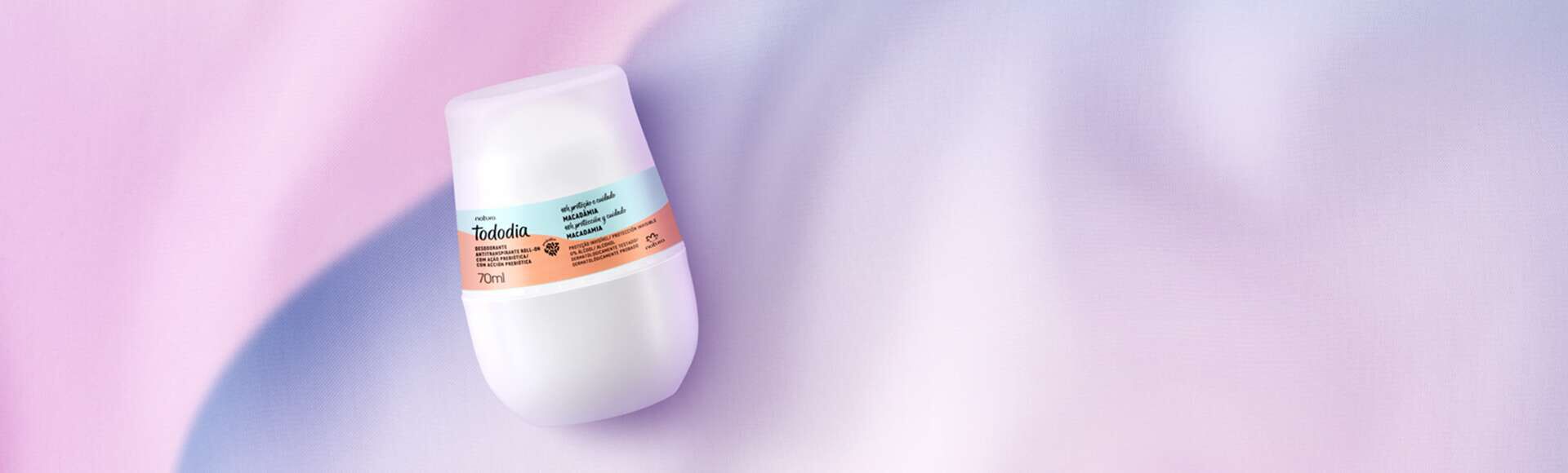 Desodorante Antitranspirante Roll-on Tododia Macadâmia
