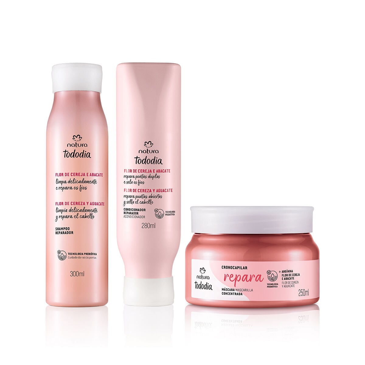 Kit Tododia Flor de Cereja e Abacate (3 Produtos)