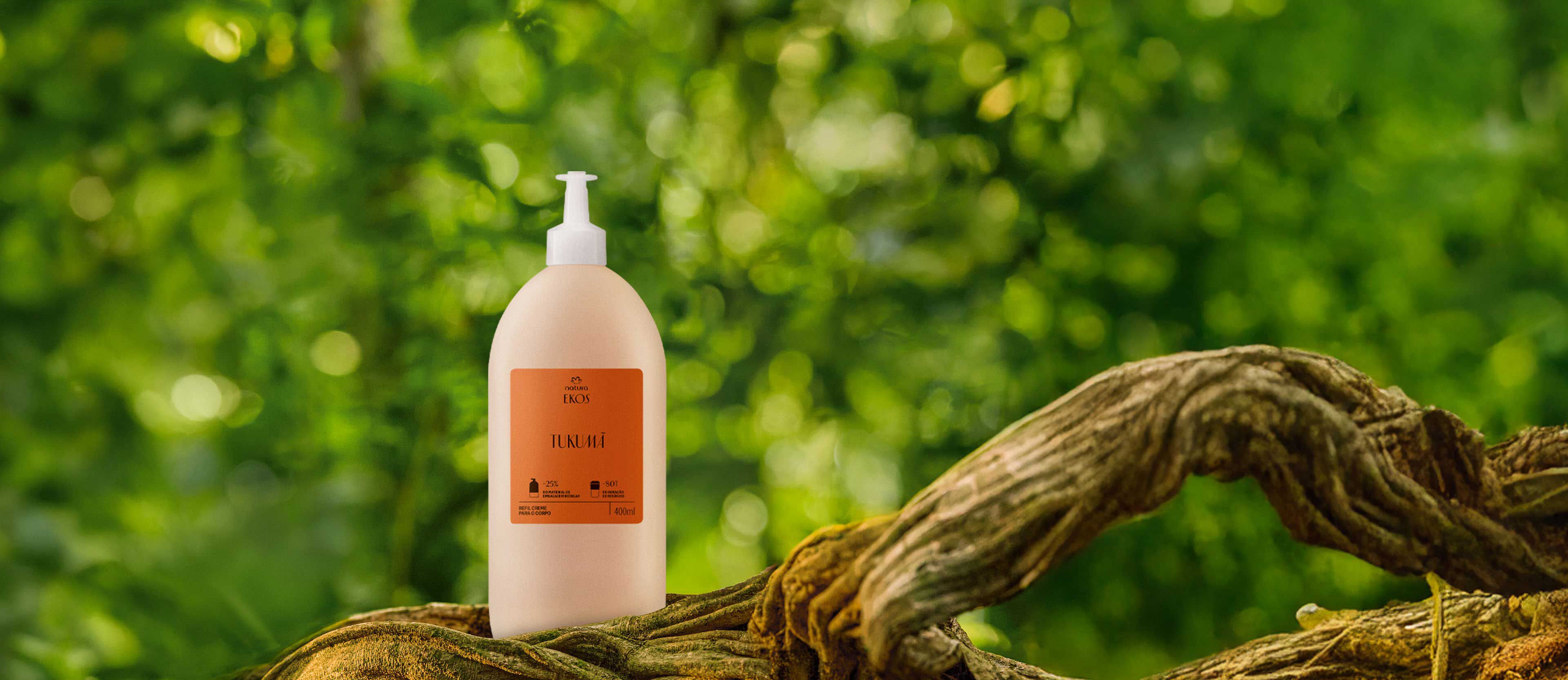 Refil Creme Desodorante Hidratante para o Corpo Ekos Tukumã