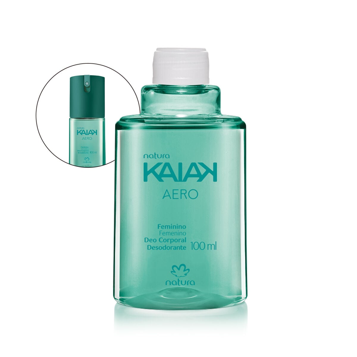 Refil Desodorante Corporal Feminino Kaiak Aero 100 ml
