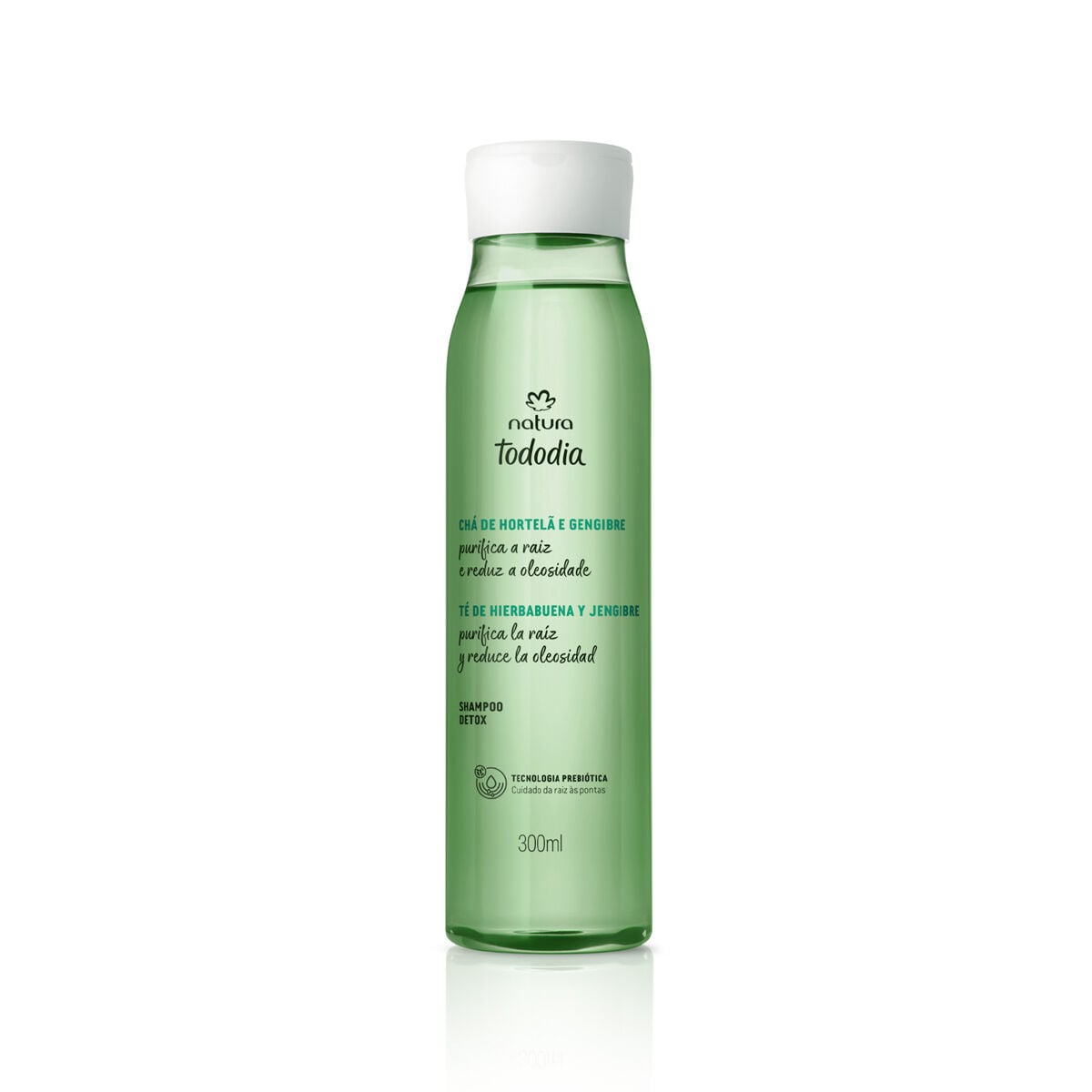 Shampoo Detox Tododia Cha de Hortela e Gengibre 300 Ml