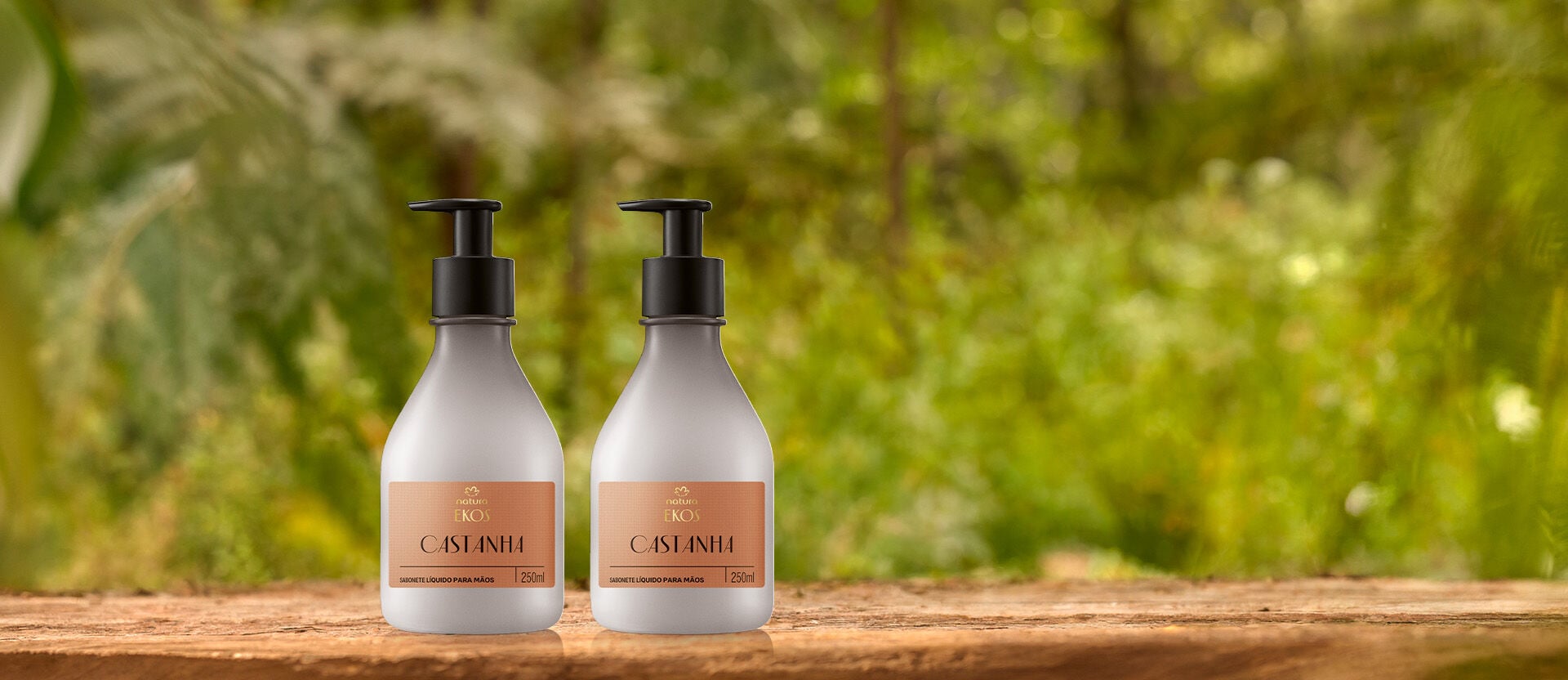 Kit Ekos Sabonete Líquido para Mãos Castanha (2 produtos)