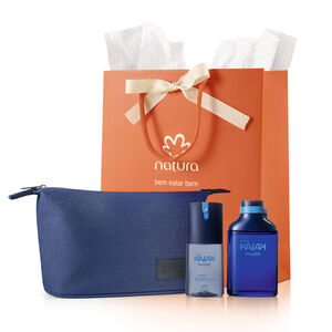 Presente Dia dos Namorados Natura Kaiak Pulso Masculino com nécessaire
  