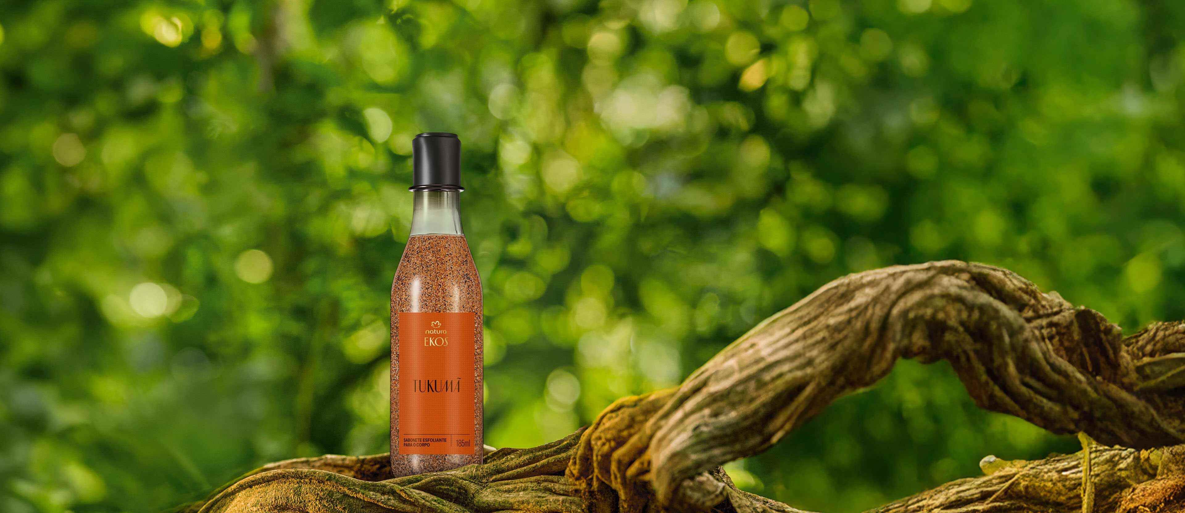 Sabonete Líquido Esfoliante para o Corpo Ekos Tukumã 185 ml
